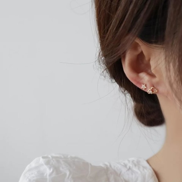 🍒 925 Night Sky Earring Set - Picture 5 of 6